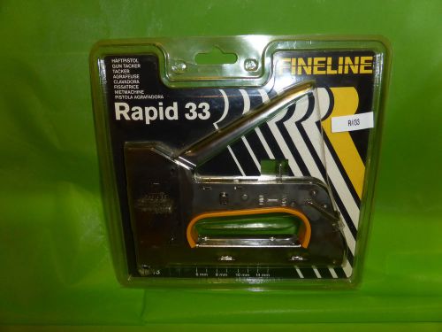 New in pkg rapid 33 manual stapler 1/4&#034;-9/16&#034; displays -label application &amp; more for sale