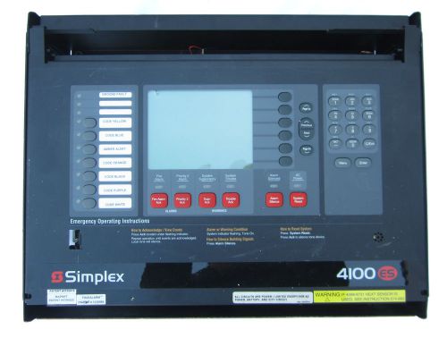 Tyco Simplex Grinnell 4100 ES 4100-9115 Addressable Fire Alarm Control Panel
