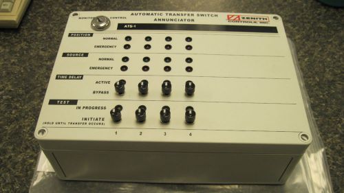 ZENITH AUTOMATIC TRANSFER SWITCH ANNUNCIATOR