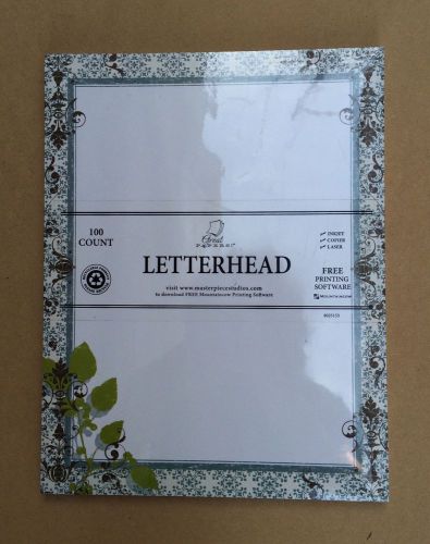 Great Papers Garden Montage Letterhead 100 Count