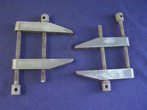 Nice Used Vintage Pair of L.S. Starrett No. 161-E Machinists Parallel Clamps