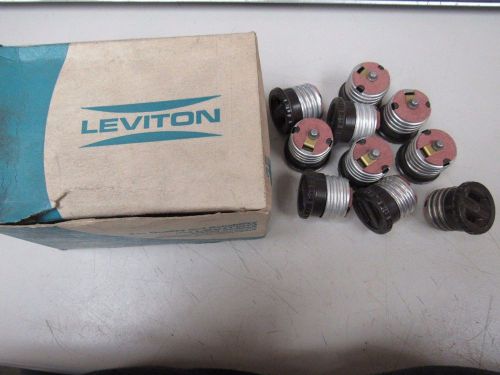 LOT OF 10 LEVITON BAKELITE ATTACHMENT PLUG NO. 125 125V 660W NIB