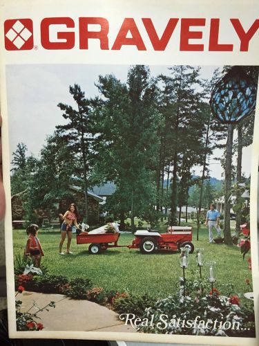 1973 Gravely Tractor Brochure Mint