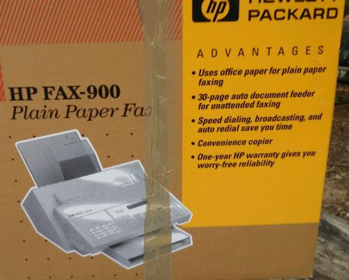 Hewlett Packard HP 900 Plain Paper Fax  see description