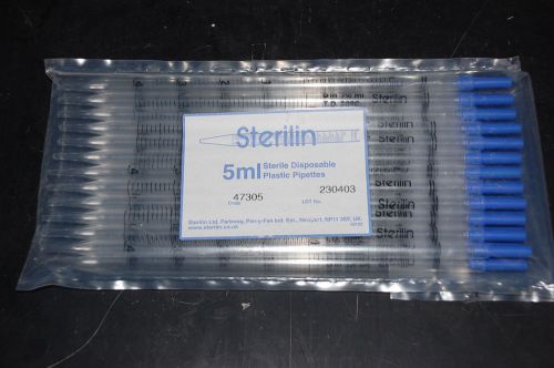 Sterilin 5mL Pipette. 25pcs.