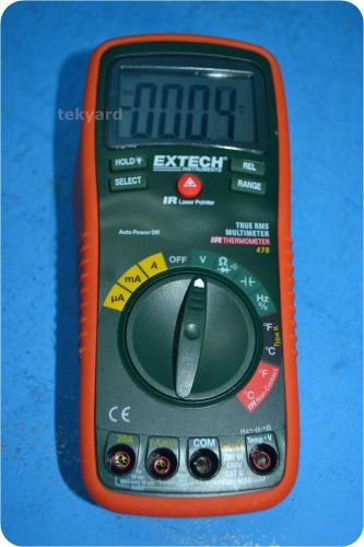 EXTECH INSTRUMENTS 470 MULTIMETER IR THERMOMETER @ (121247)