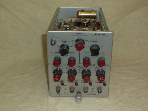 Tektronix 1A4 Four Channel Amplifier Plug-In Pulled from Working Scope