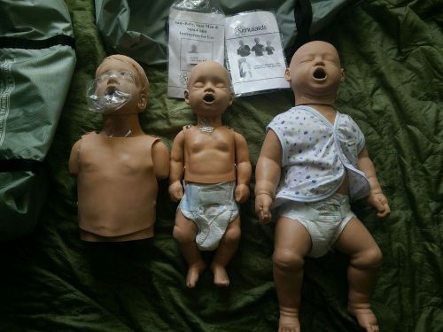 3 Simulaids Pedi Manikins Choking and CPR - CPR INSTRUCTORS, HURRY!