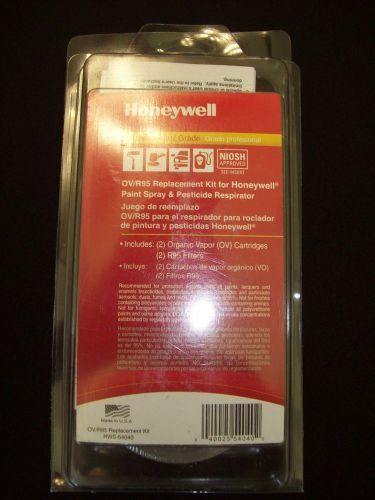 Honeywell Respirator Replacemnt Filters, OV/R95 RWS-54040, 2-PK, Free Shipping