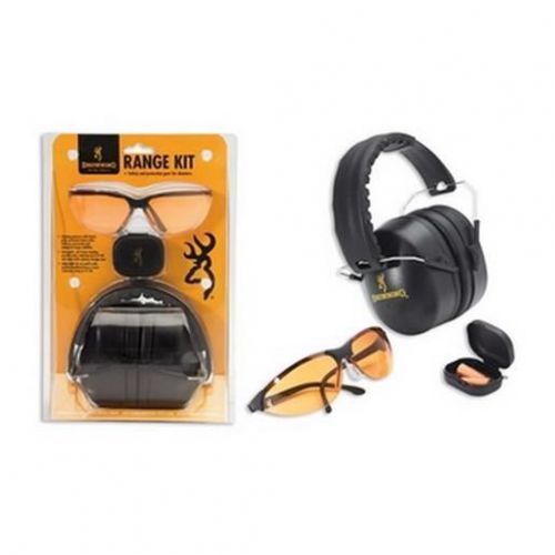 Browning Range Kit Eye and Hearing Protection Black