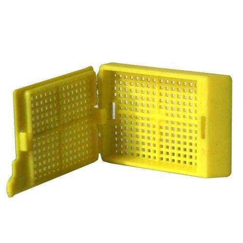 214K10 Karter Scientific Yellow Histology Tissue Embedding Cassette Fine Square