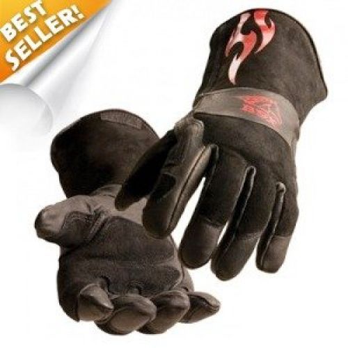 Revco industries black stallion bsx? stick/mig welding gloves - black w/red for sale