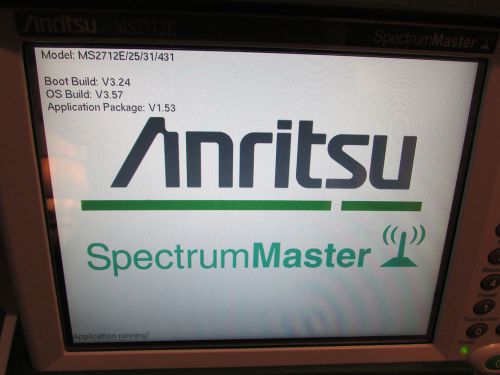Anritsu ms2712e  portable spectrum analyzer 9khz to 4ghz, opt 25/31/431 master for sale