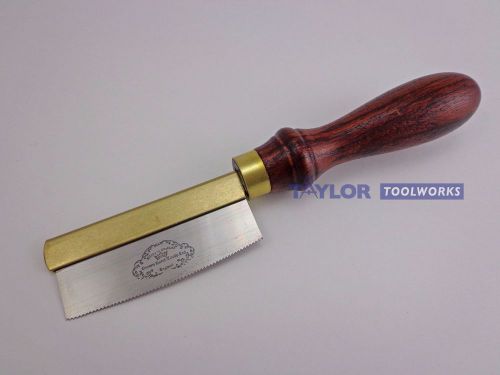 Crown (made in england) veneer detail saw with genuine rosewood handle for sale