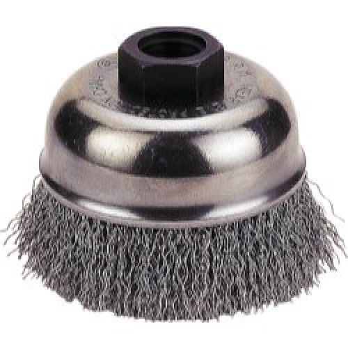 Firepower firepower 1423-3158 wire cup type crimped carbon steel wire brush with for sale