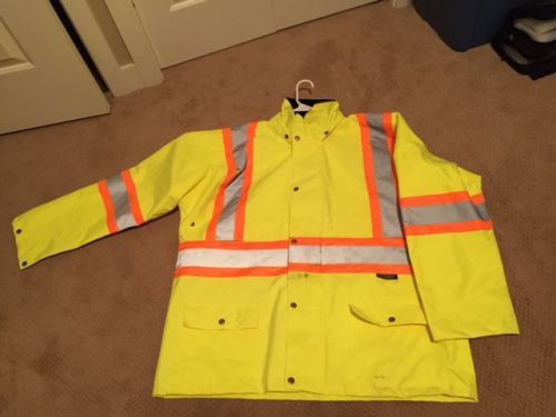 Hiviz rain jacket mens xxl for sale