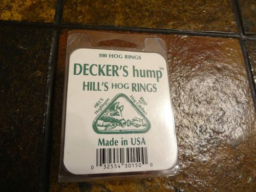 Hog Rings 100ct  Decker&#039;s Hump Hill&#039;s Hog Rings