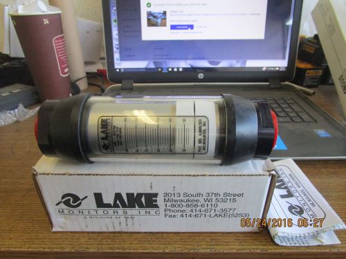 NEW LAKE MONITORS FLOW METER 0 TO 60 G4A-4AC-05