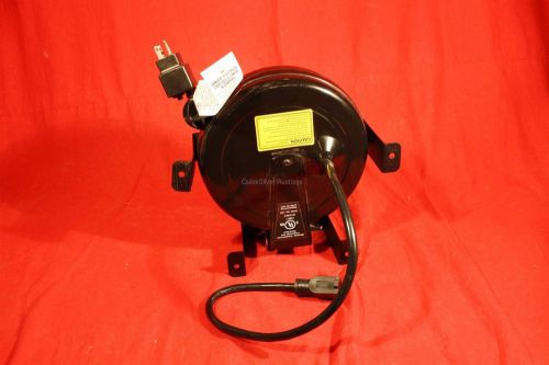 Hubble Model 0109445 Recoiling Commercial Cord Reel, 120V 15 A #14 AWG, 15&#039;
