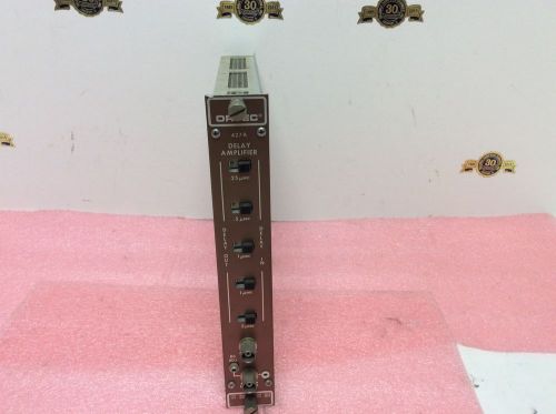 ORTEC EG&amp;G NIM computer module model # 427A Delay Amplifier Plug-In Bin Module