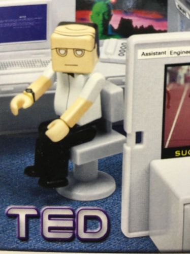 The Cubes TED Action Figure WORK Set Novelty OFFICE Toy CORPORATE Gag Gift FREE