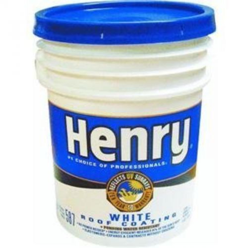 HENRY WHITE ROOF COATING Henry Roof Coating HE587372 White 081725054738
