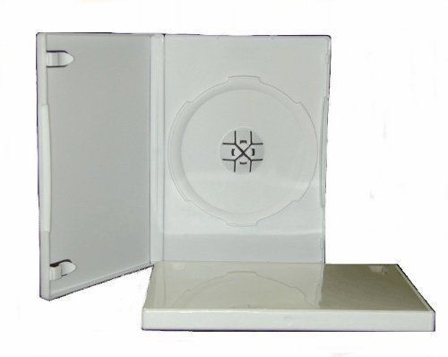 1 - Premium DVD Case -14mm Standard Empty WHITE DVD Movie Case FREE SHIPPING - C