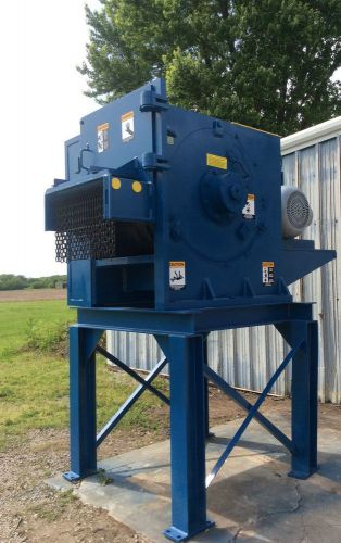 100 hp wood grinder arasmith mfg. co. ideal for making mulch 30&#034; x 18&#034; infeed for sale