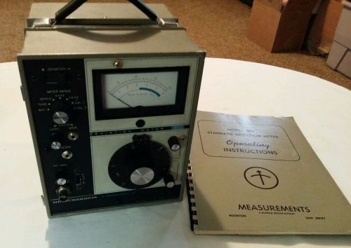McGraw Edison Standard Deviation Meter 920 Daven Measurements &amp; Instruction Book