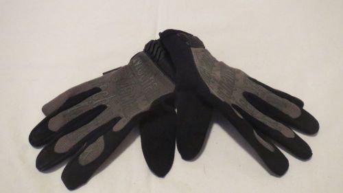 One pair mechanix wear original gloves full finger black grey small 8 nwot for sale