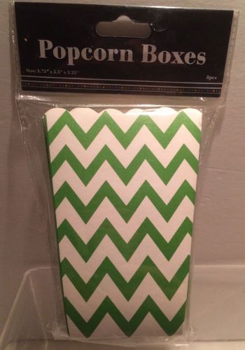 LOT/8 POPCORN BOXES 3.75&#034;x5.5&#034;x2.25&#034; heavy weight free USPS SHIP TRACK CNFRMTION