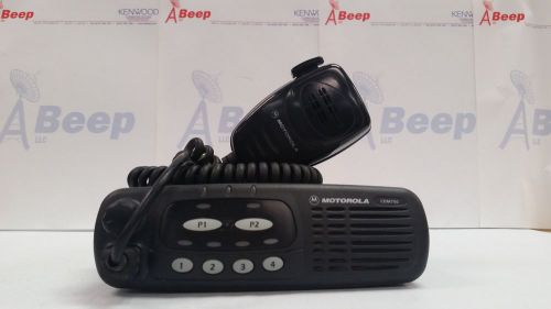 Motorola cdm750 vhf mobile radio 45w (136-174 mhz) w/ mic - tested - free ship for sale