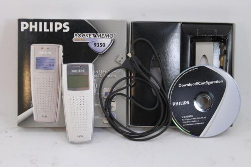 Philips 9350 Pocket Memo Professional Digital Dictation