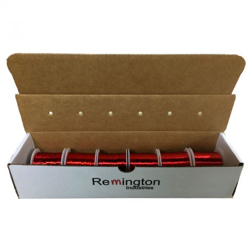 22 24 26 28 30 32 awg gauge enameled copper magnet wire kit 1 lbs each 155c red for sale