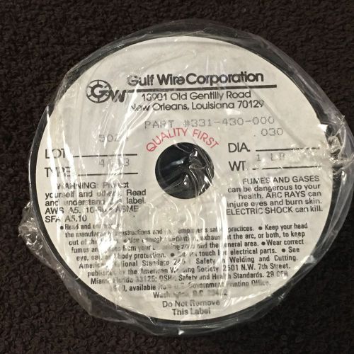 Gulf Wire .030/.8mm 4043 Aluminum MIG Welding Wire 16 lb. Spool New Perfect Roll