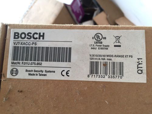 Bosch vjt-x10s videojet x10 mpeg-4 rugged encoder with power supply.   new for sale
