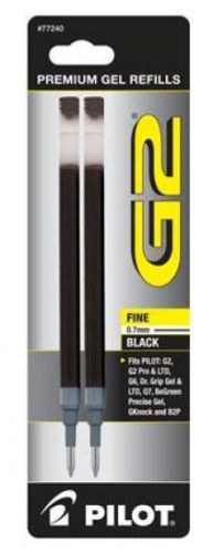 Pilot G2 Gel Ink Refills 2-Pack Black Ultra-Fine