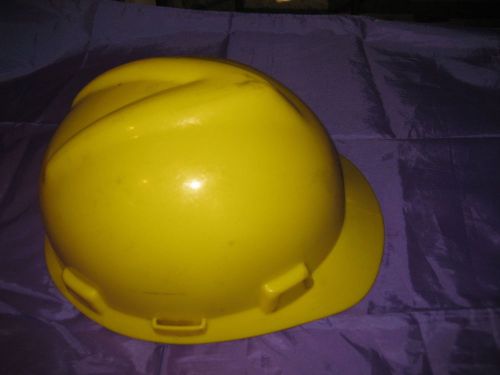 Hard Hat, Construction Gear, Hard Hat, V-GUARD Brand, Yellow Medium