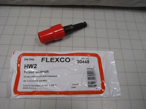 Flexco 30448 HW2 Power Wrench for use w/ Belt Fasteners 1-1/2 2 2-1/4 RP2 NEW