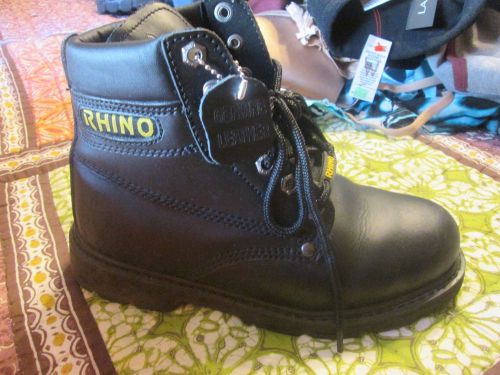 BNWB women&#039;s RHINO Steel toe work boots US Size 7.5 W
