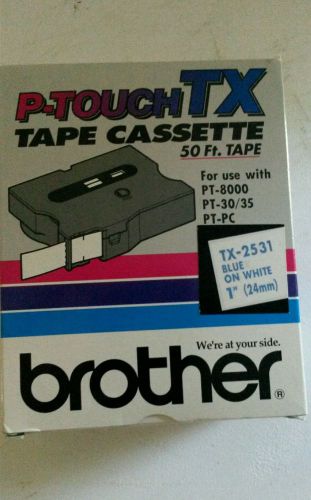Brother P-Touch Tape Cassette TX-2531
