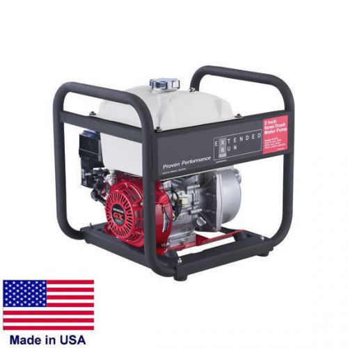 Water &amp; trash pump - 4.8 hp honda  10,010 gph - 2&#034; ports with tubular steel cage for sale