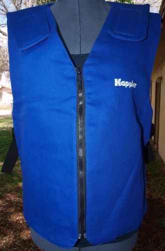 Kappler cool-guard cooling vest ppe hazmat extreme heat blue banox fr3 for sale
