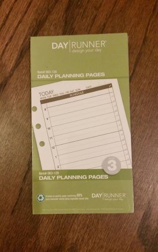 Day Runner Daily Planning Pages