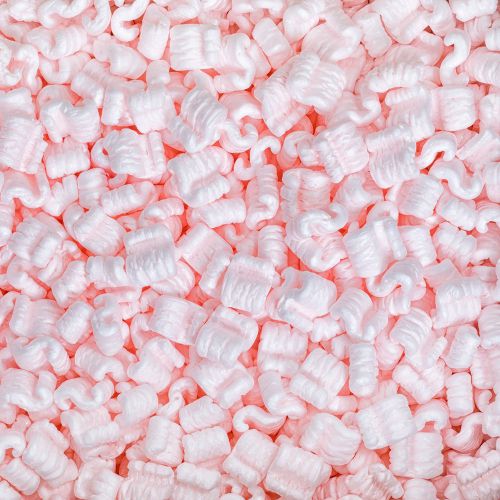 Packing peanuts anti static loose fill 12 cubic feet free shipping pink for sale