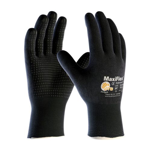 Pip 34-8745 atg maxiflex endurance nitrile coated nylon gloves  lot (3 &amp; 6 pair) for sale