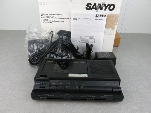 Sanyo TRC-8080 CASSETTE TRANSCRIBER Dictation memo-scriber