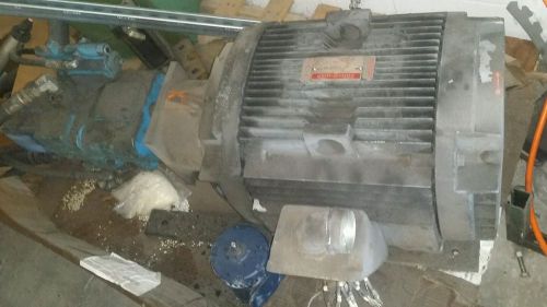 GE 40 hp motor 5k364jl3047pf2 and hydraulic pump.
