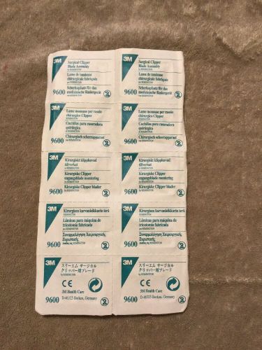 10 Pack 3M &#034;9600&#034; Blade Assembly for 9602 &amp; 9603 Surgical Clipper