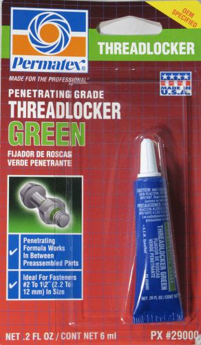 Permatex 29000 Penetrating Grade Threadlocker Green  6 ml